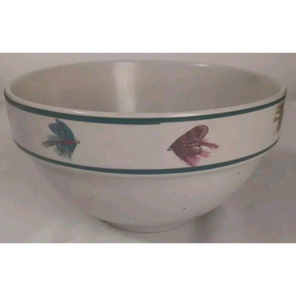 Folkcraft Stoneware Cereal Soup Bowl 6